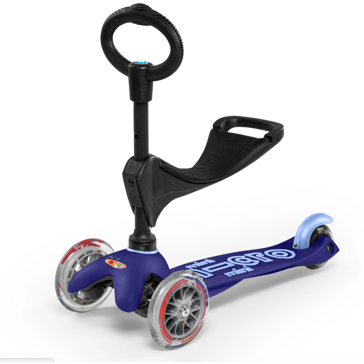Mini Micro Deluxe 3 in 1 Hlaupahjól - Blátt