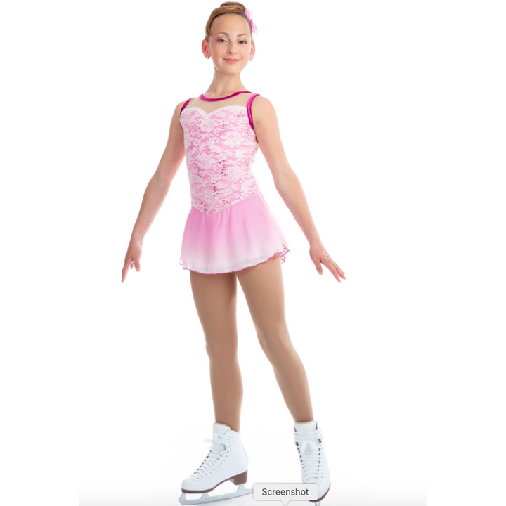 Elegant Baby Pink Lace skautakjóll