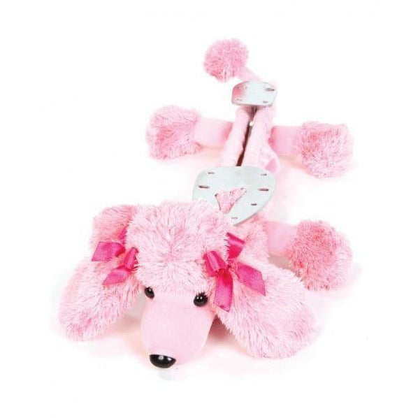 Skautahlífar bleikur hundur